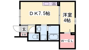 レグルス英賀保の物件間取画像